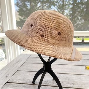 Dorfman Pacific Straw Safari Helmet Hat Unisex